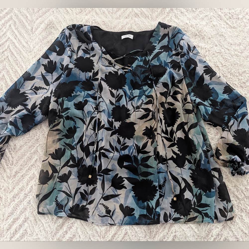Calvin Klein Floral Blouse